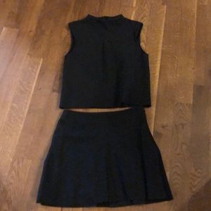 Zara Trafaluc dark gray 2-piece